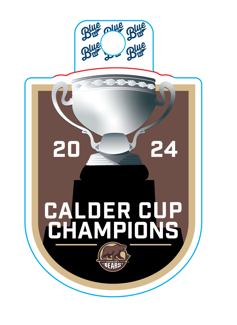 Hershey Bears 2024 Calder Cup Champions Sticker