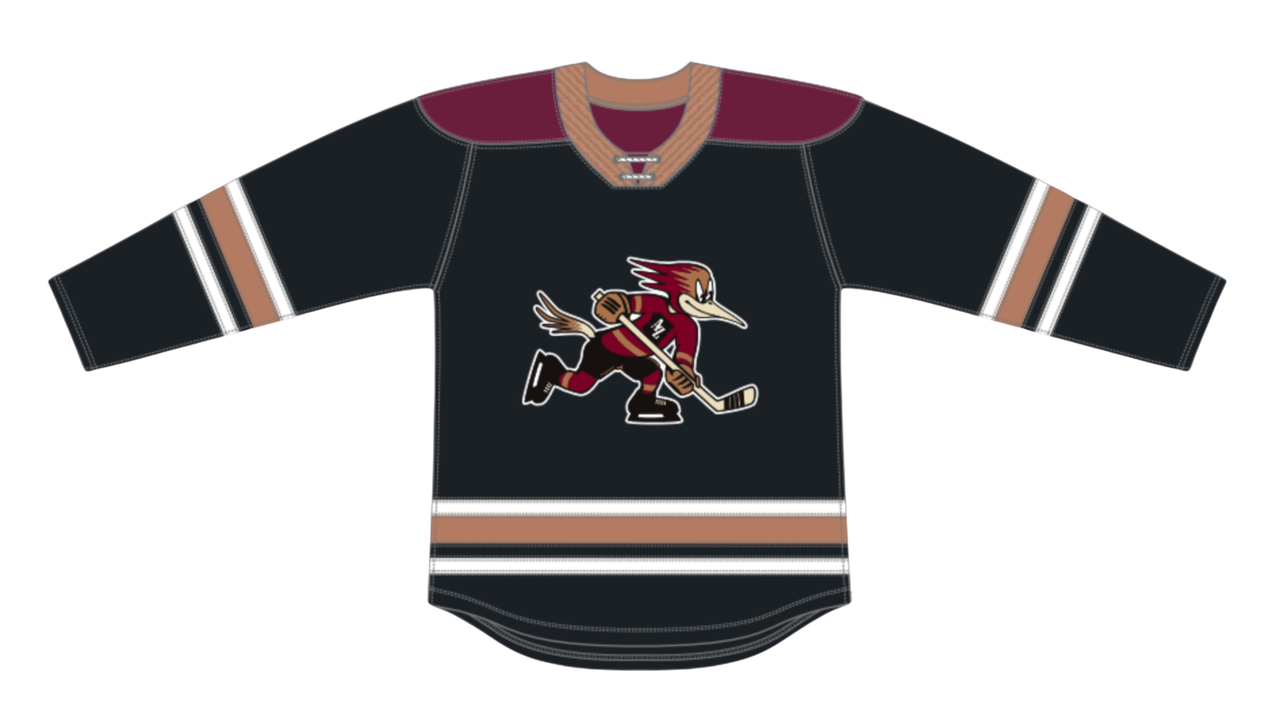 CCM Quicklite Tucson Roadrunners Premier Black Alternate Jersey (25-26)