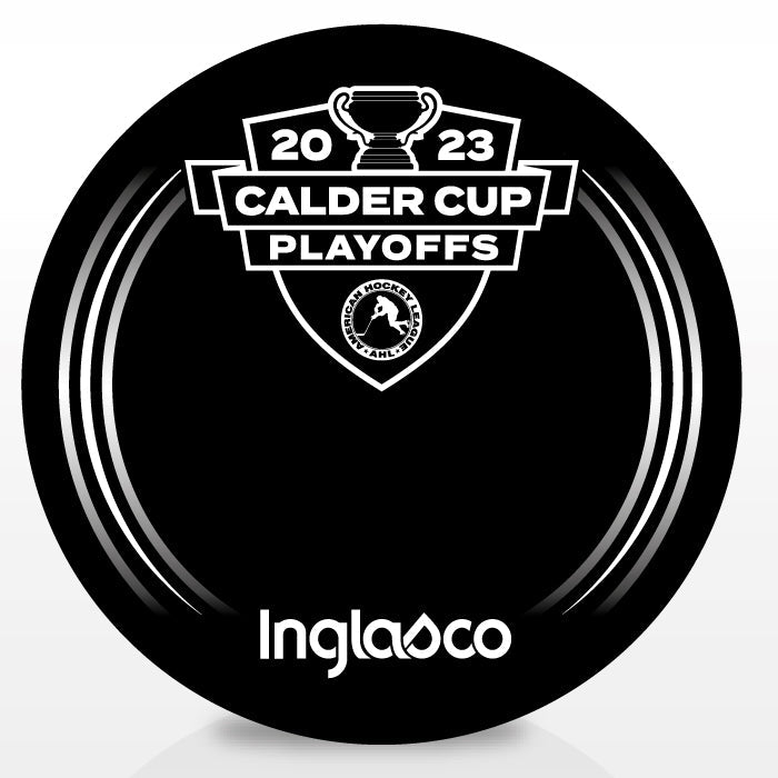 Providence Bruins vs Hartford Wolf Pack 2023 Calder Cup Playoffs Dueling Souvenir Puck