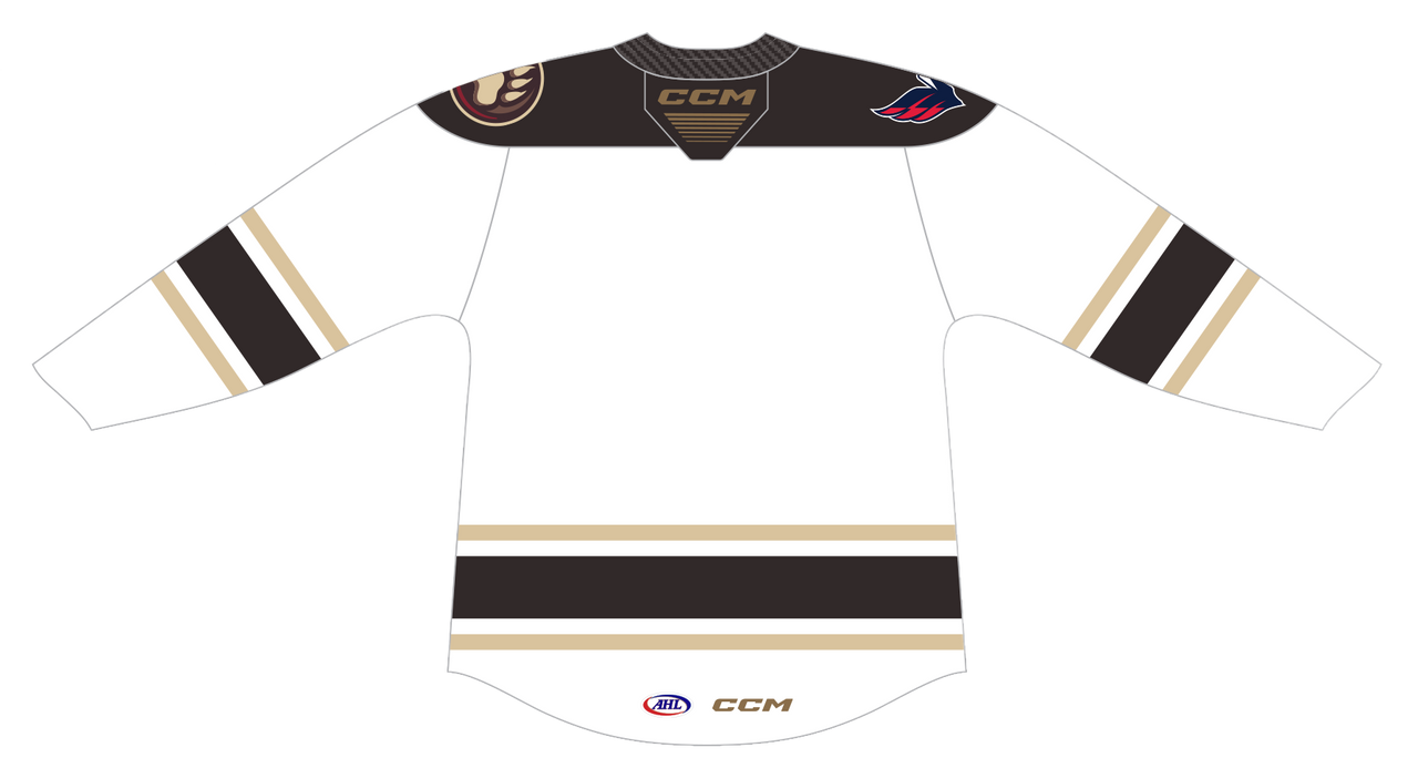 CCM Quicklite Hershey Bears Customized Premier White Jersey