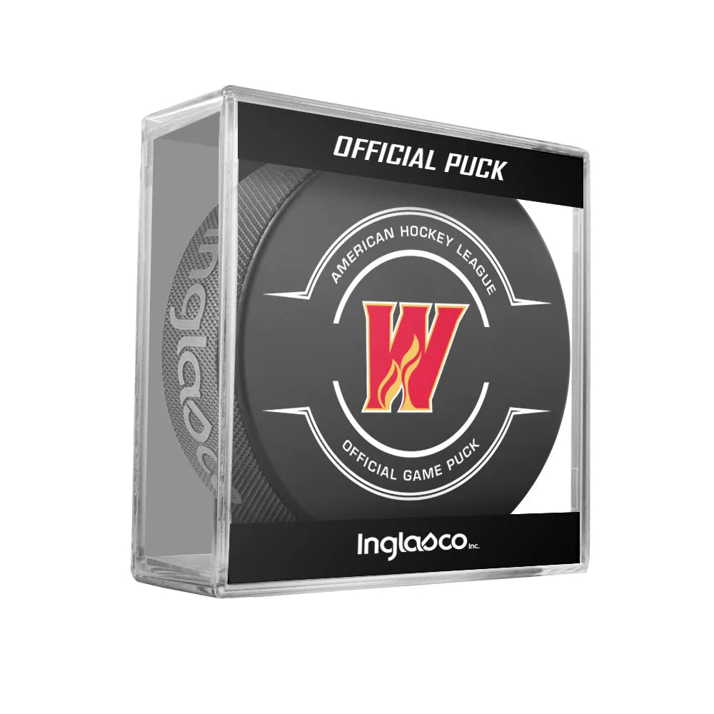 Calgary Wranglers Official 90th Anniversary Edition Game Puck