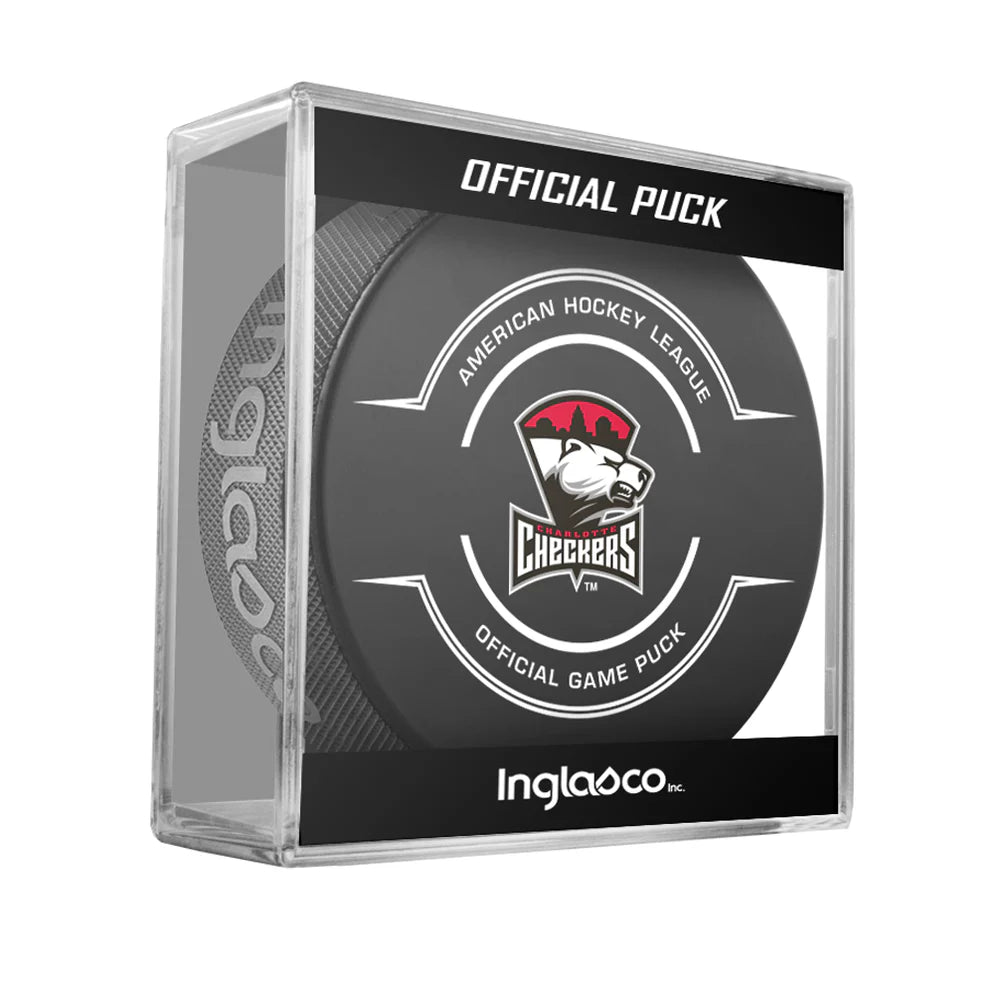Charlotte Checkers Official 90th Anniversary Edition Game Puck