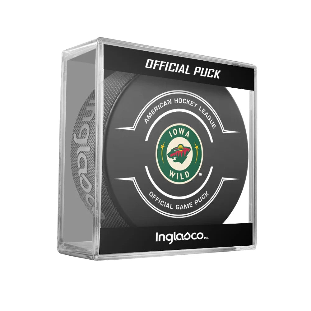 Iowa Wild Official 90th Anniversary Edition Game Puck