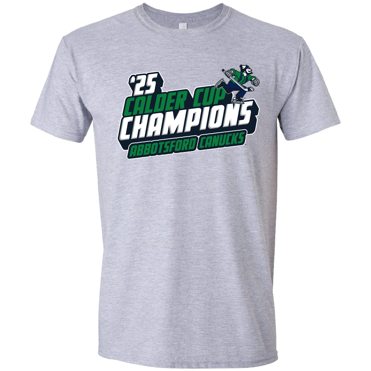 Abbotsford Canucks 2025 Calder Cup Champions Adult Surge T-Shirt