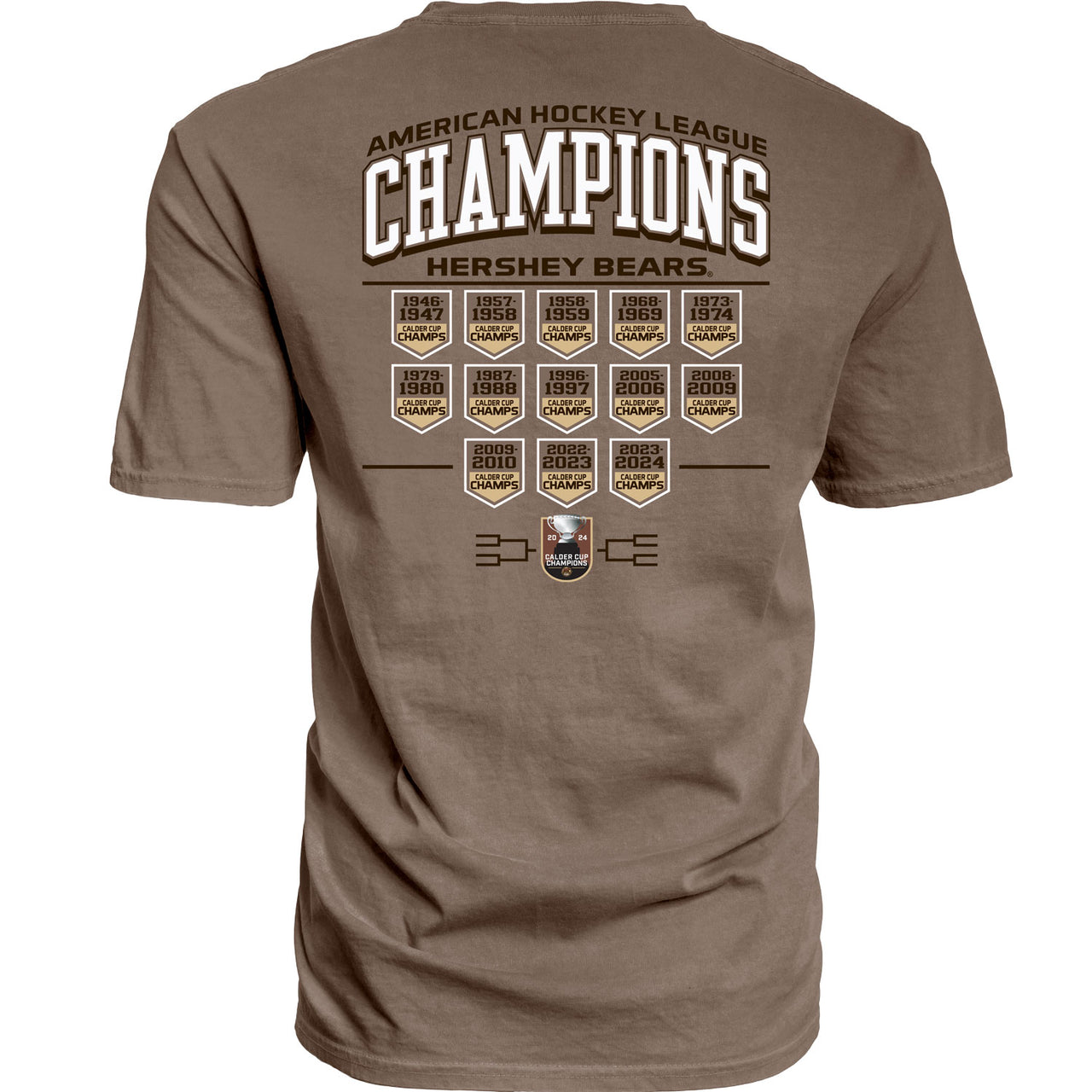 Hershey Bears 13-Time 2024 Calder Cup Champions Adult T-Shirt