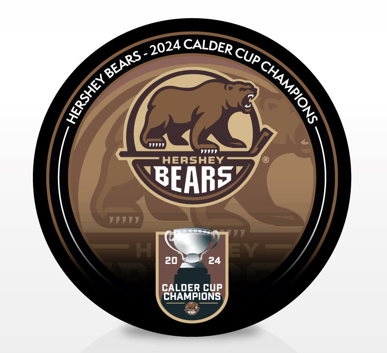 Hershey Bears 2024 Calder Cup Champions Souvenir Roster Puck