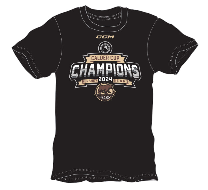 CCM Hershey Bears 2024 Calder Cup Champions Locker Room T-Shirt