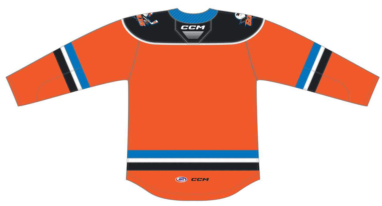 CCM Quicklite San Diego Gulls Premier Orange Alternate Jersey