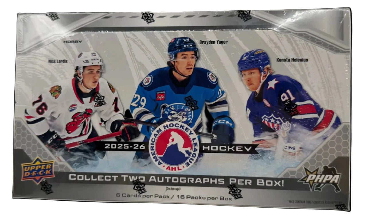 2025-26 Upper Deck AHL Hockey Trading Cards Hobby Box