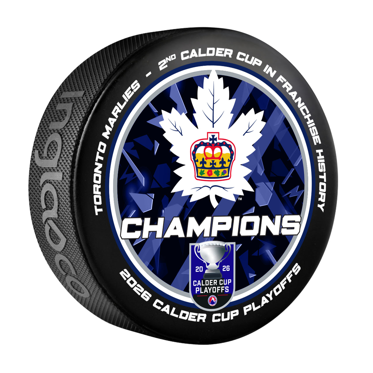 Toronto Marlies 2026 Calder Cup Champions Souvenir Roster Puck