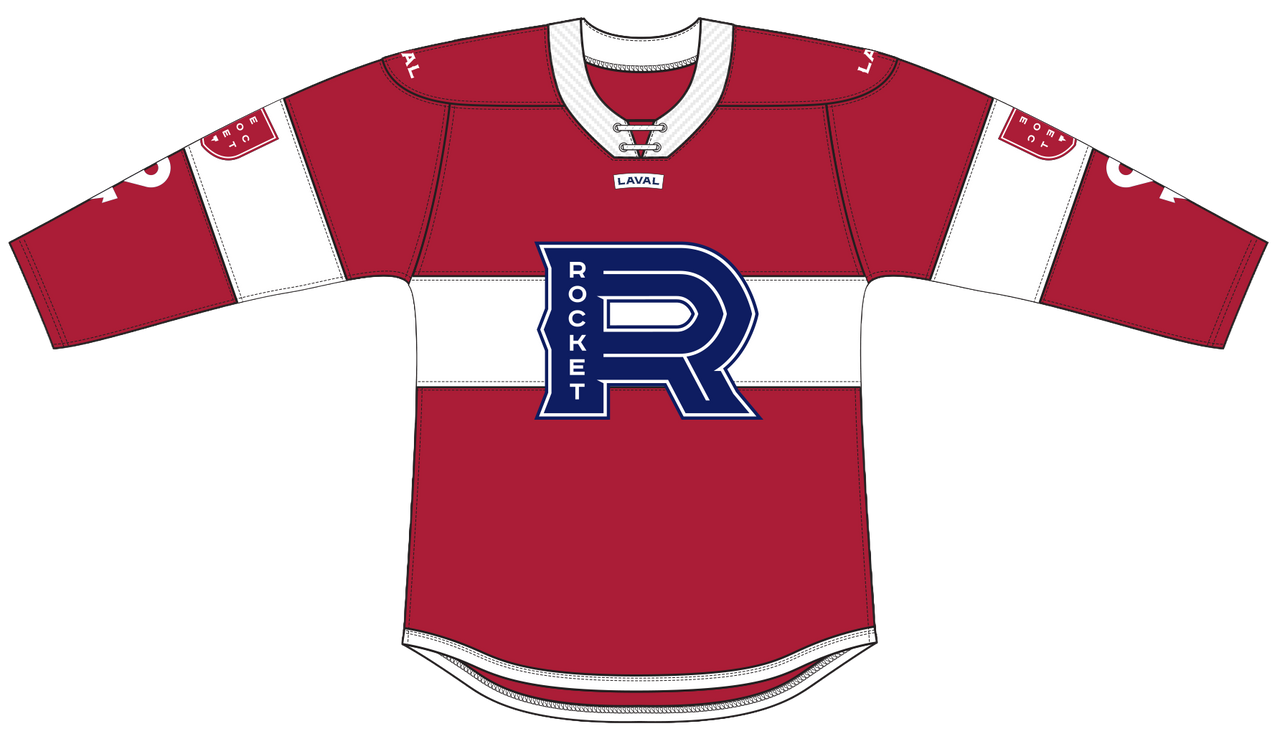 CCM Quicklite Laval Rocket Adult Premier Red Jersey (25-26)