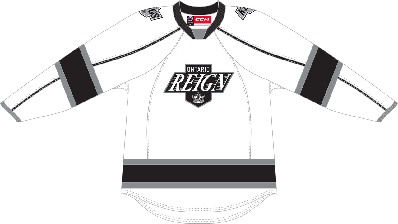 CCM Quicklite Ontario Reign Premier White Jersey