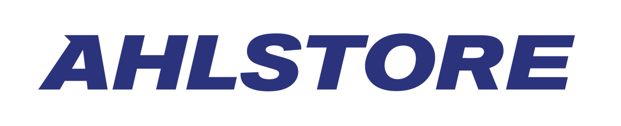 "AHLSTORE" logo in blue