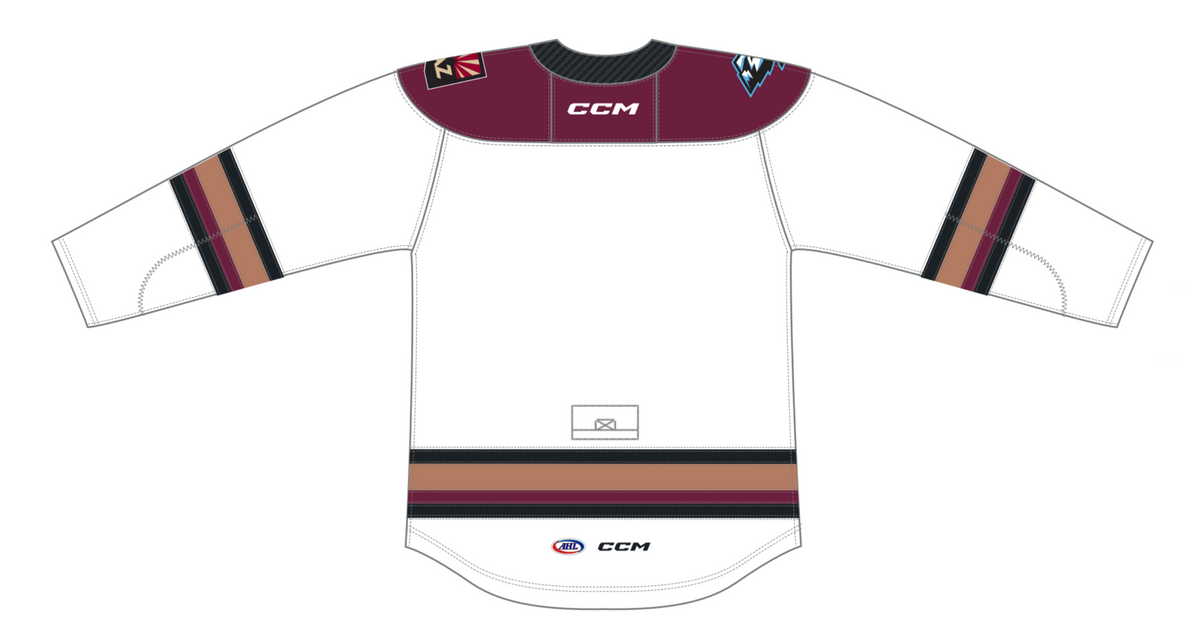 CCM Quicklite Tucson Roadrunners Premier White Jersey (26-27)