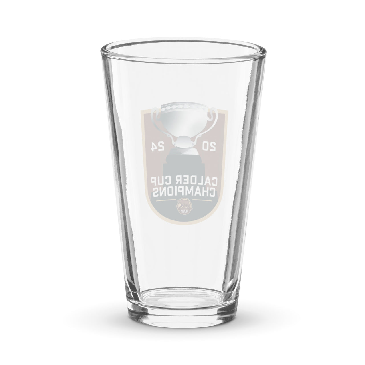 Hershey Bears 2024 Calder Cup Champions 16 oz Pint Glass