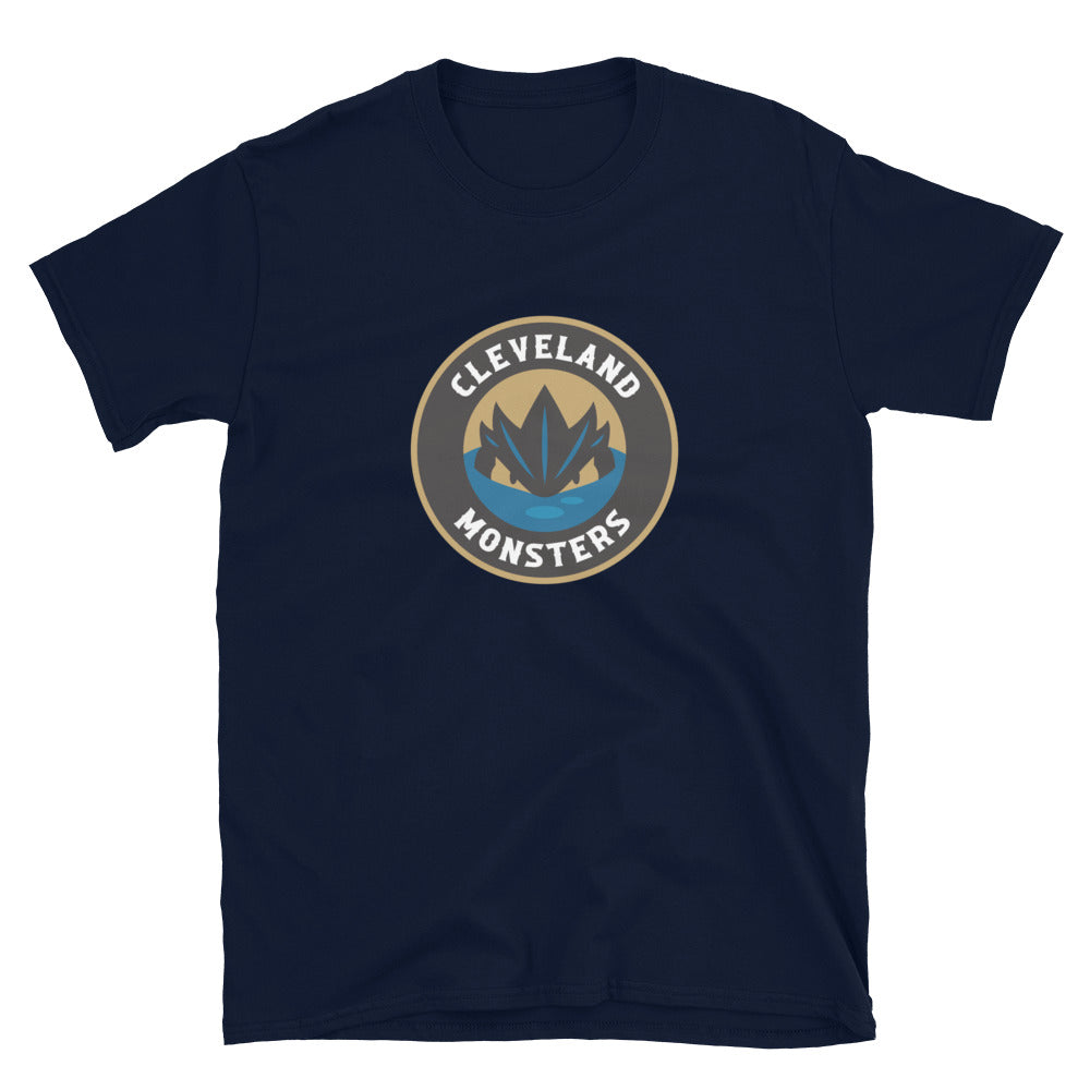 Cleveland Monsters Adult Primary Logo Short Sleeve T-Shirt