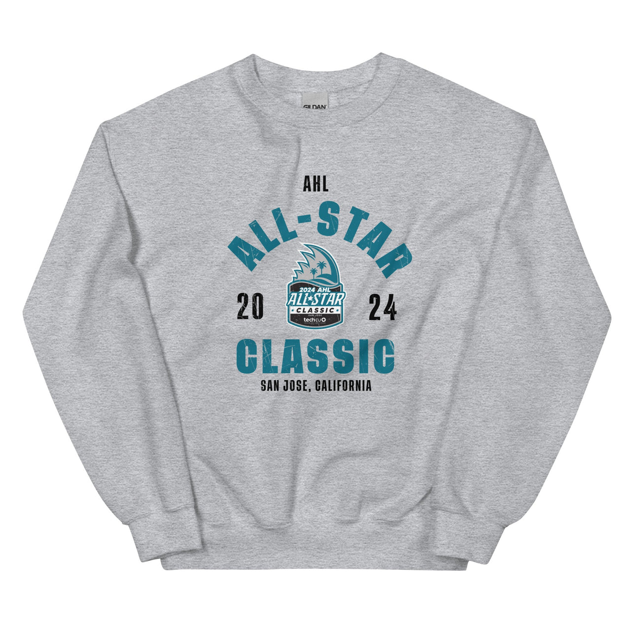 2024 AHL All-Star Classic Adult Crewneck Sweatshirt (Sidewalk Sale, Grey, 2XL)