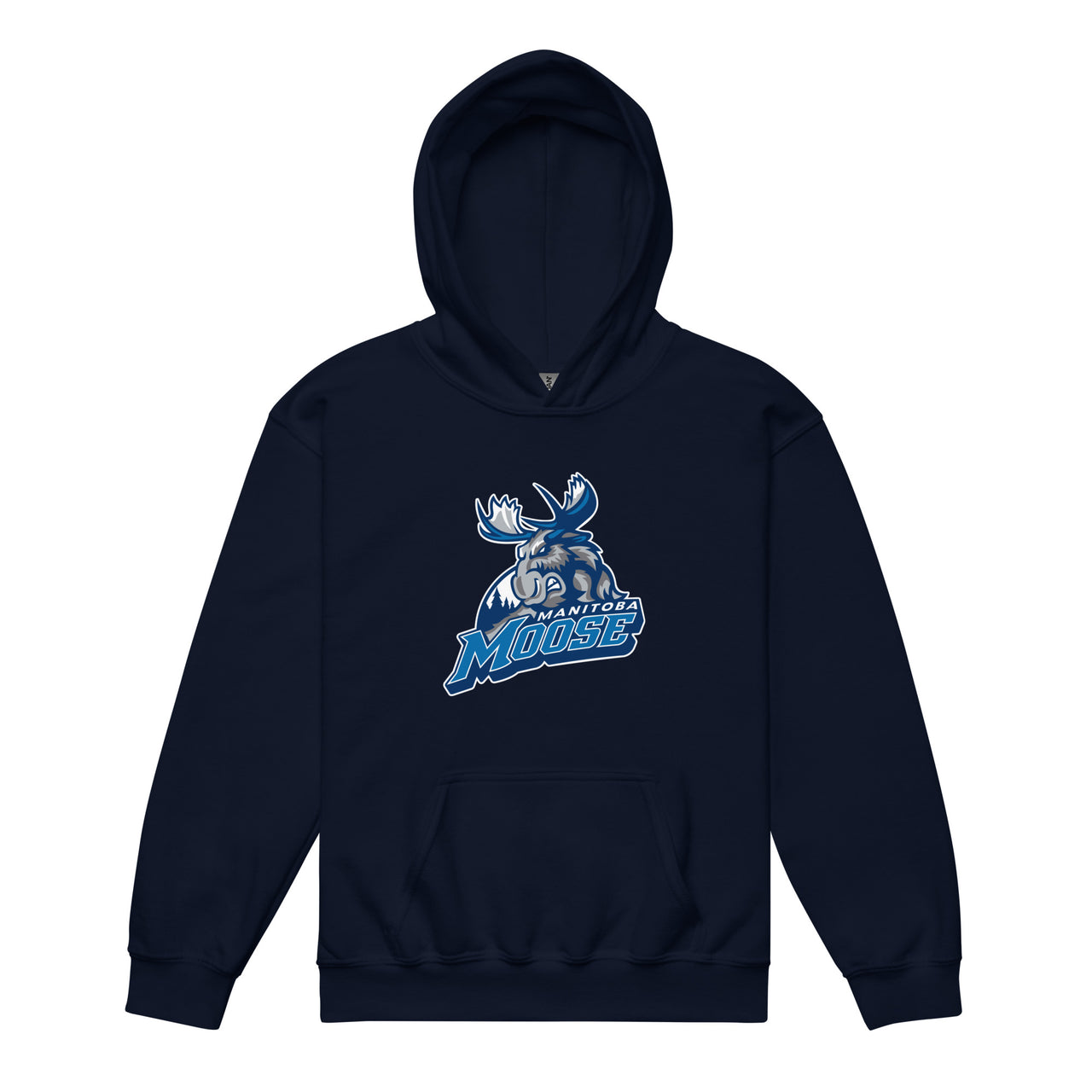 Manitoba Moose Primary Logo Youth Pullover Hoodie