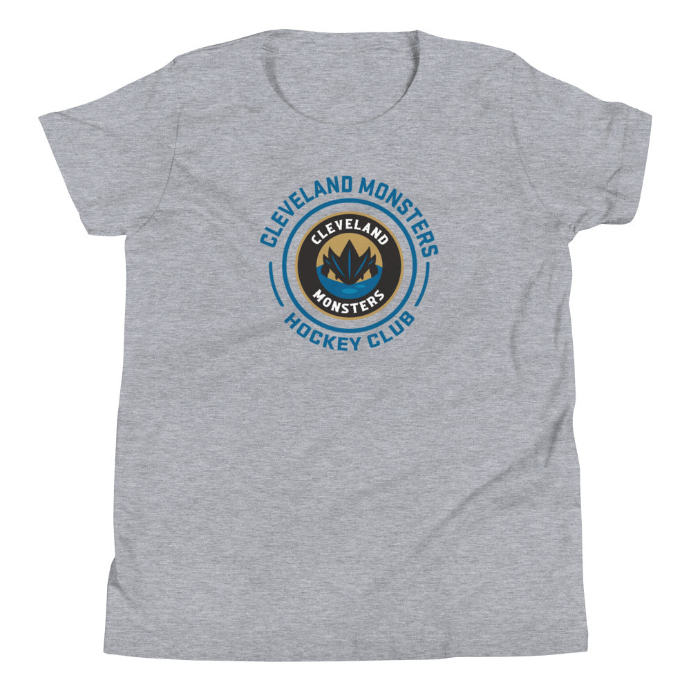 Cleveland Monsters Faceoff Youth Short Sleeve T-Shirt