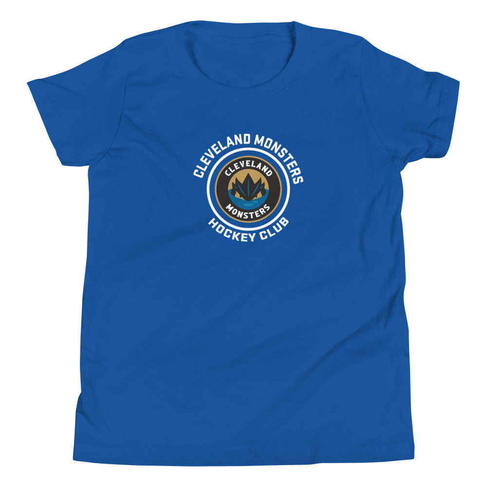 Cleveland Monsters Faceoff Youth Short Sleeve T-Shirt