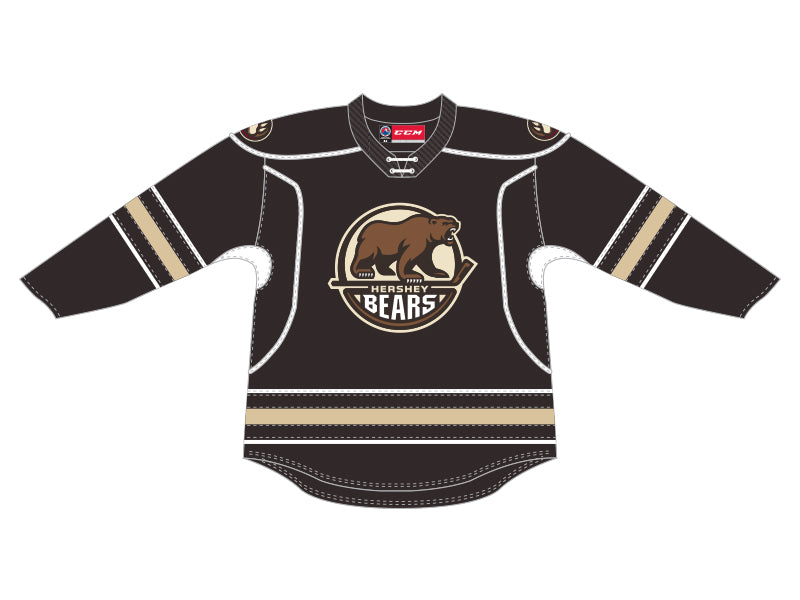 CCM Quicklite Hershey Bears Premier Brown Jersey