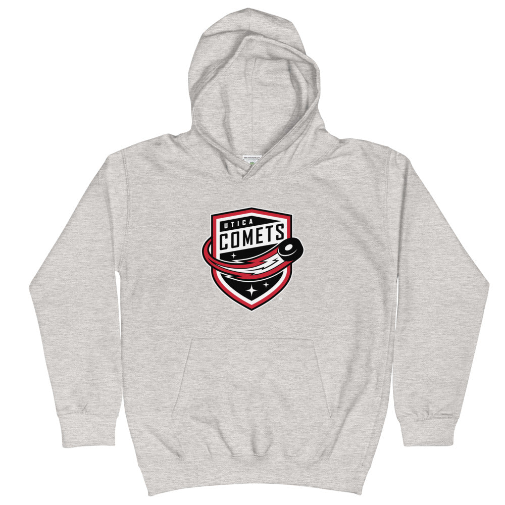 Utica Comets Youth Primary Logo Pullover Hoodie