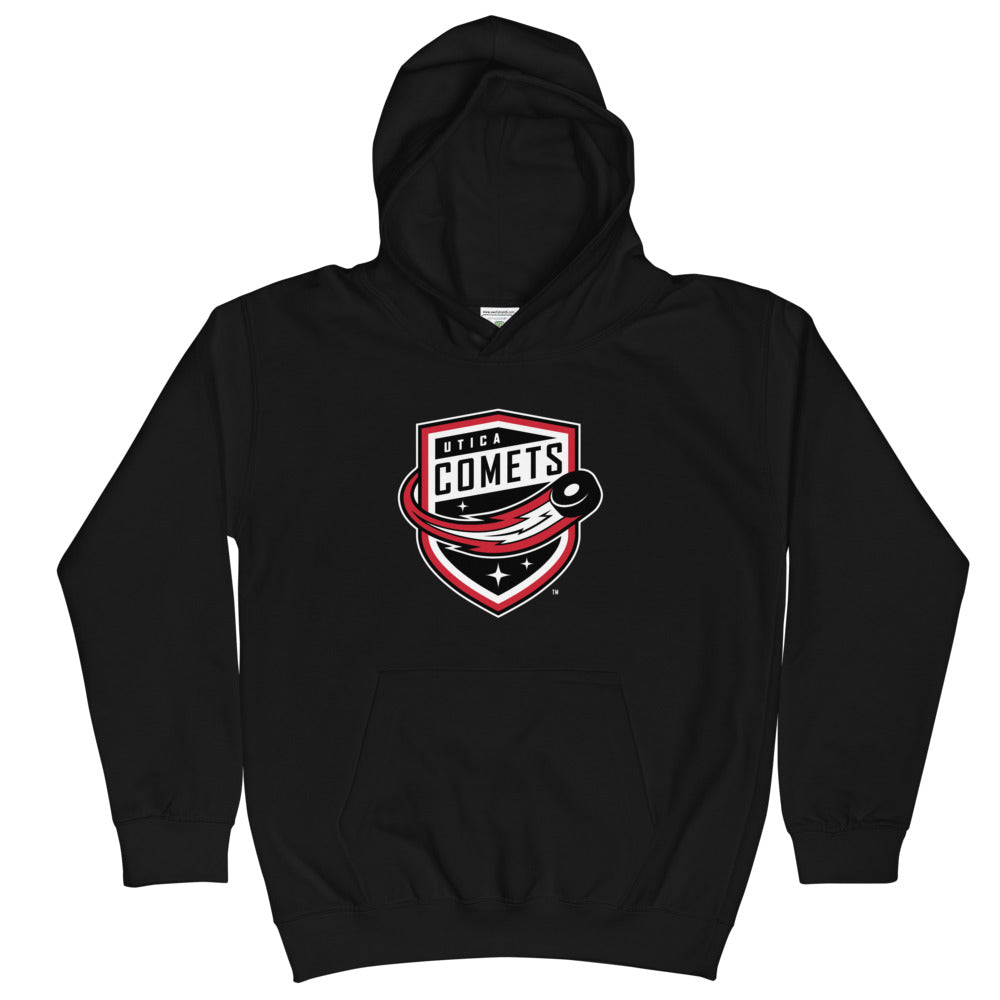 Utica Comets Youth Primary Logo Pullover Hoodie