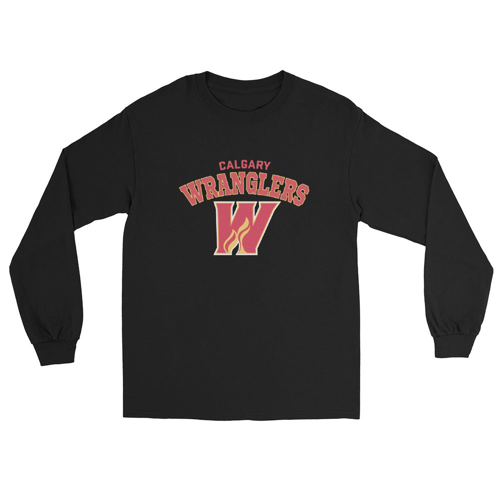 Calgary Wranglers Adult Arch Long Sleeve Shirt