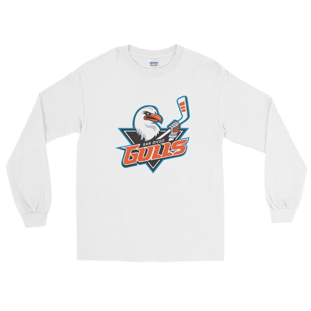 San Diego Gulls Adult Primary Logo Long Sleeve T-Shirt