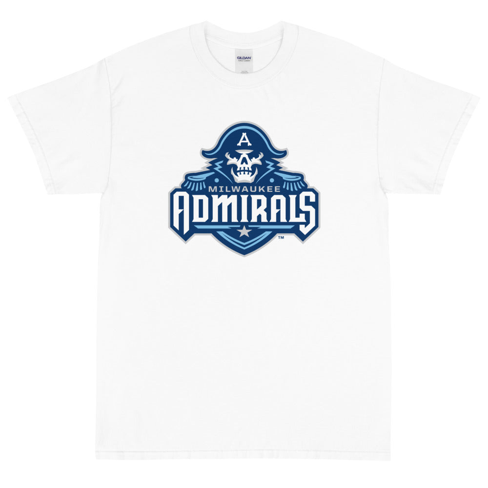 Milwaukee Admirals Adult Primary Logo Short Sleeve T-Shirt