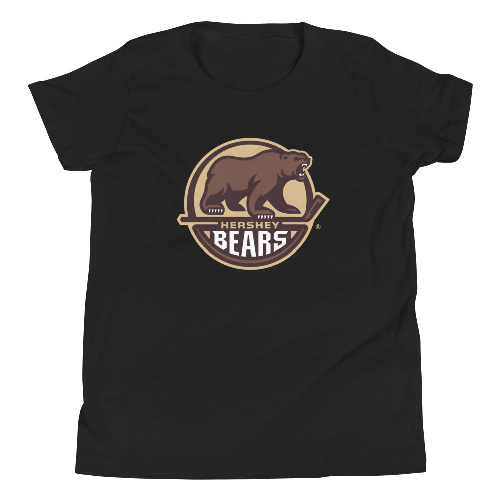 Hershey Bears Youth Primary Logo Short Sleeve T-Shirt