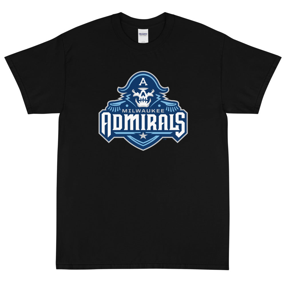 Milwaukee Admirals Adult Primary Logo Short Sleeve T-Shirt