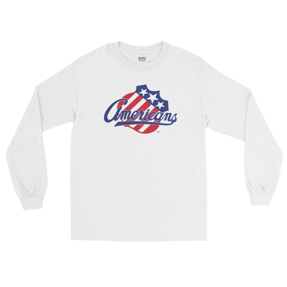Rochester Americans Adult Primary Logo Long Sleeve Shirt