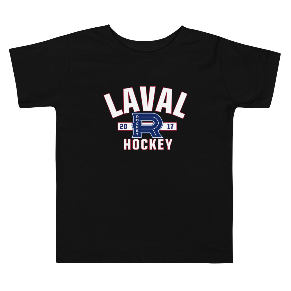 Laval Rocket Established Logo Toddler Short Sleeve T-Shirt