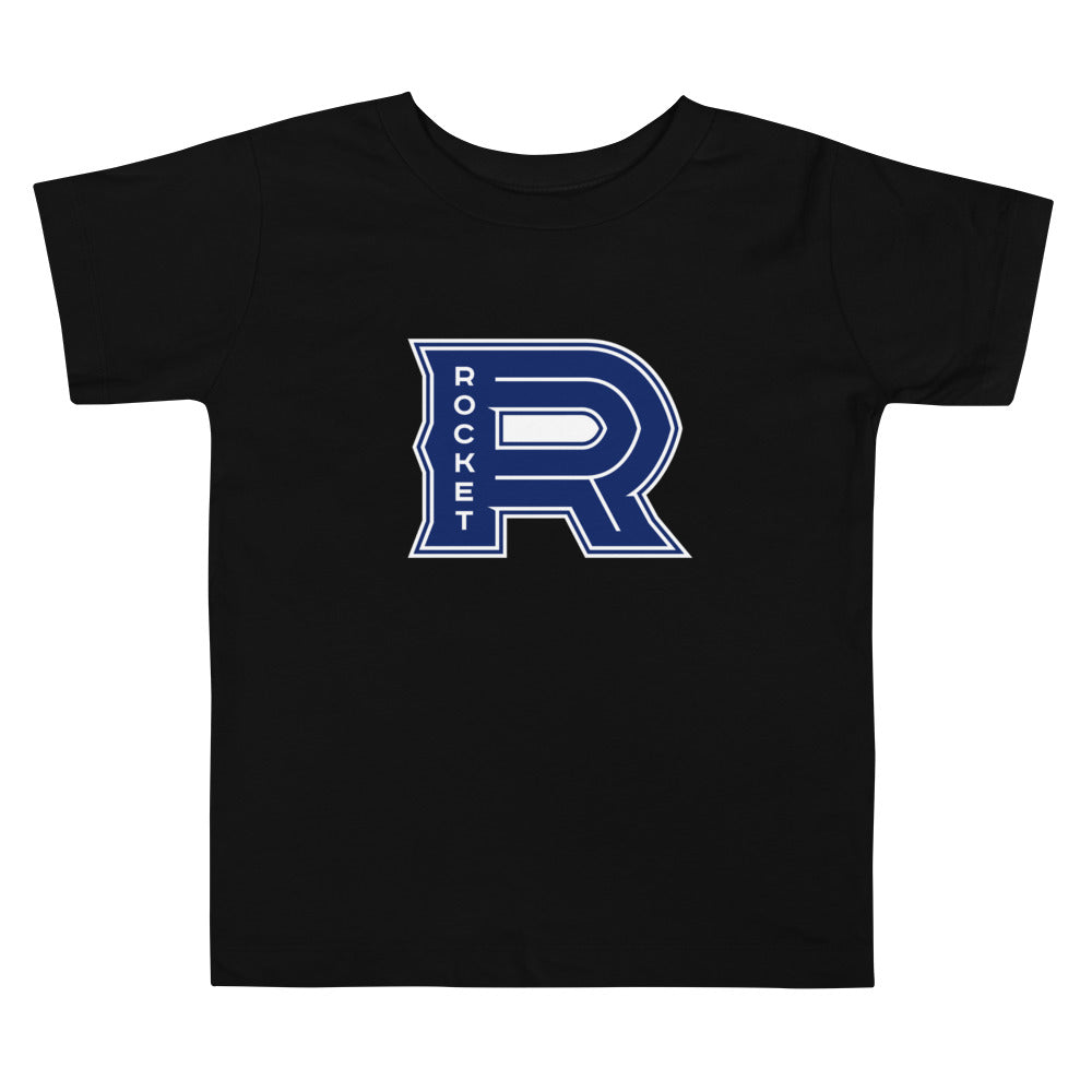 Laval Rocket Primary Logo Toddler Short Sleeve T-Shirt