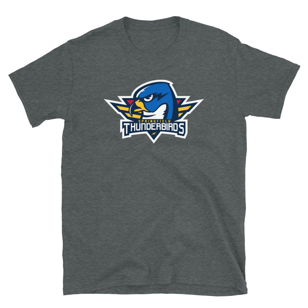 Springfield Thunderbirds Adult Primary Logo Short Sleeve T-Shirt