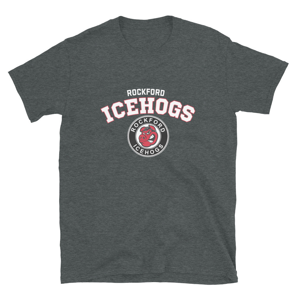 Rockford IceHogs Adult Arch Short Sleeve T-Shirt