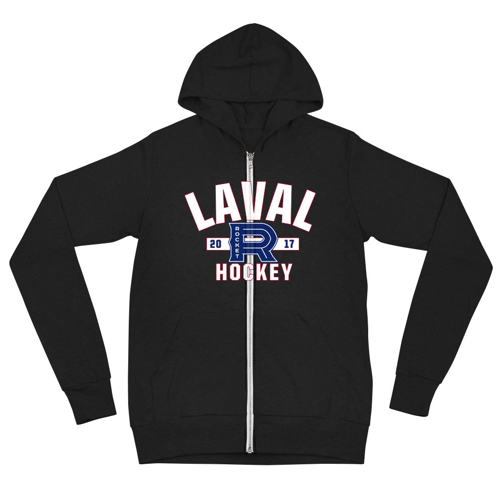 Laval Rocket Adult Established Logo Full Zip Hoodie