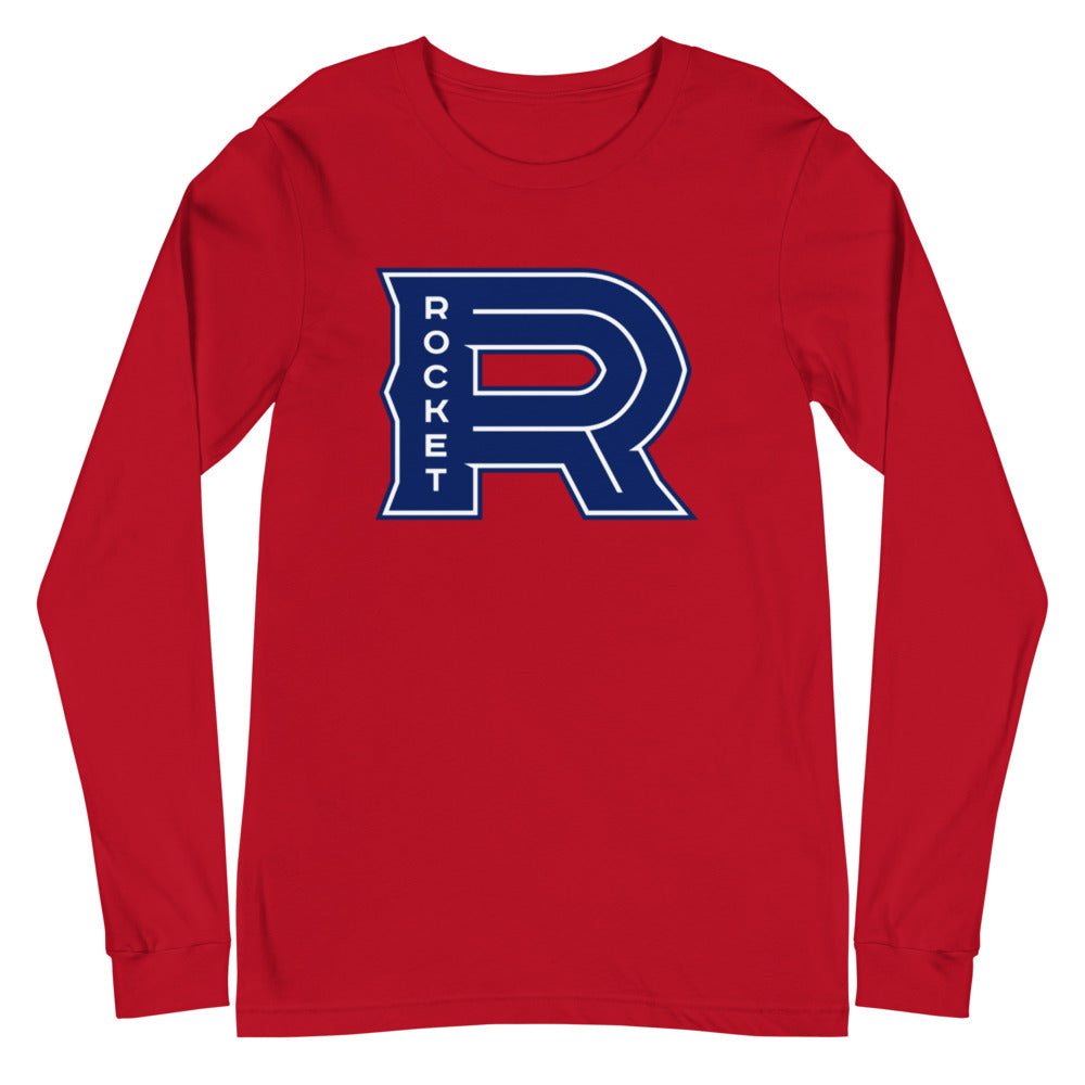 Laval Rocket Adult Primary Logo Long Sleeve T-Shirt