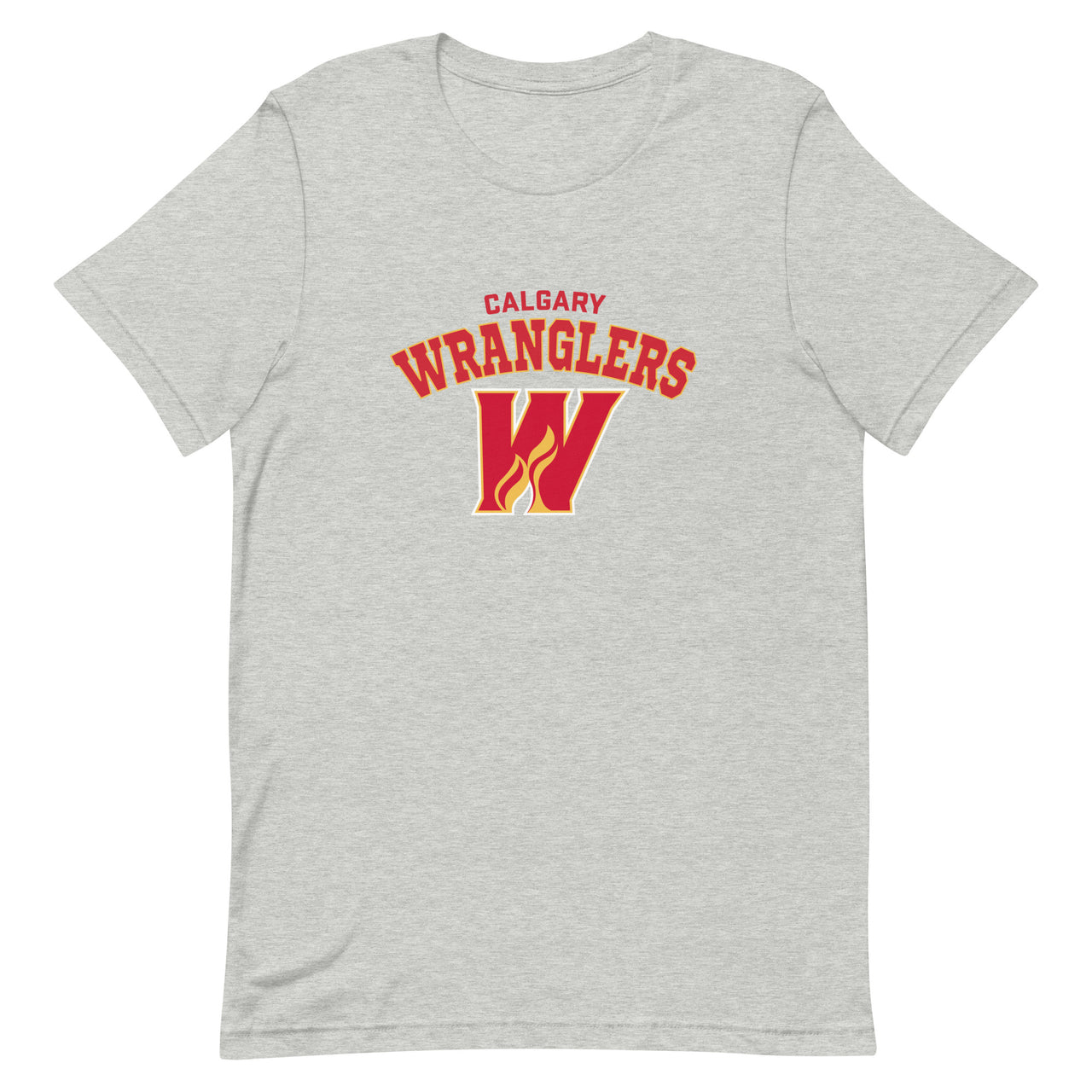 Calgary Wranglers Adult Arch Premium Short Sleeve T-Shirt