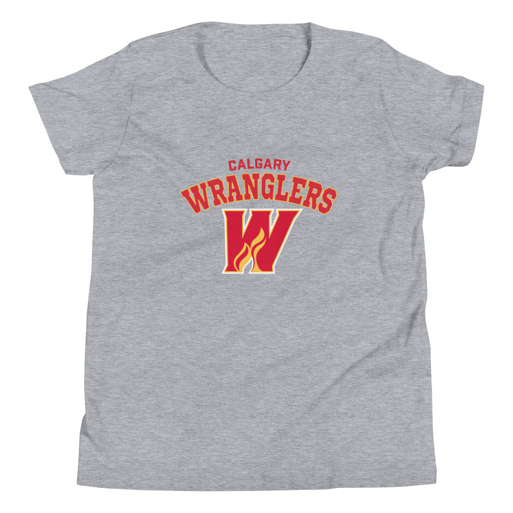 Calgary Wranglers Arch Youth Short Sleeve T-Shirt